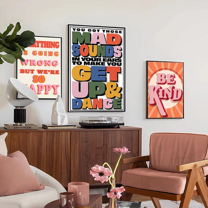 DecorBites™ Singer Harris Styles Lyrics Art Poster