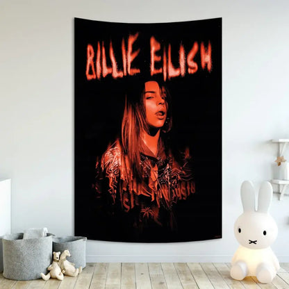 Singer tapestry banner bedroom wall hanging art decor