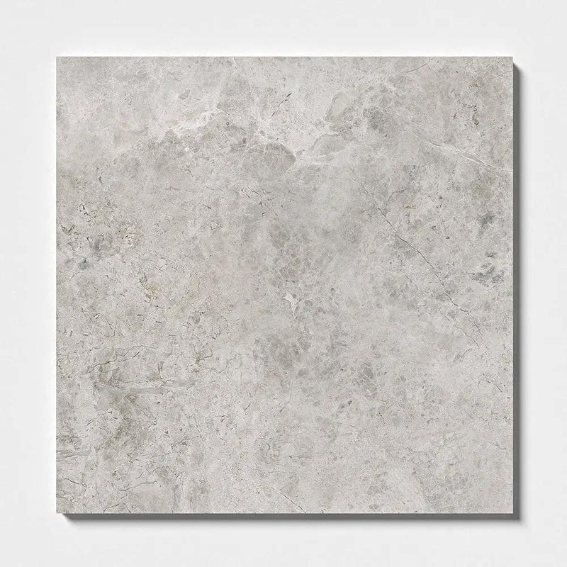 Silver Horizon Honed Marble Tiles 18x18