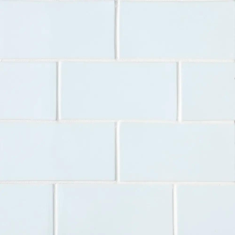Powder Glossy Subway Ceramic Tiles 3x6