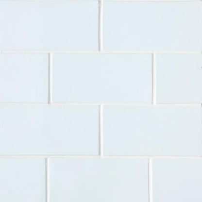 Powder Glossy Subway Ceramic Tiles 3x6