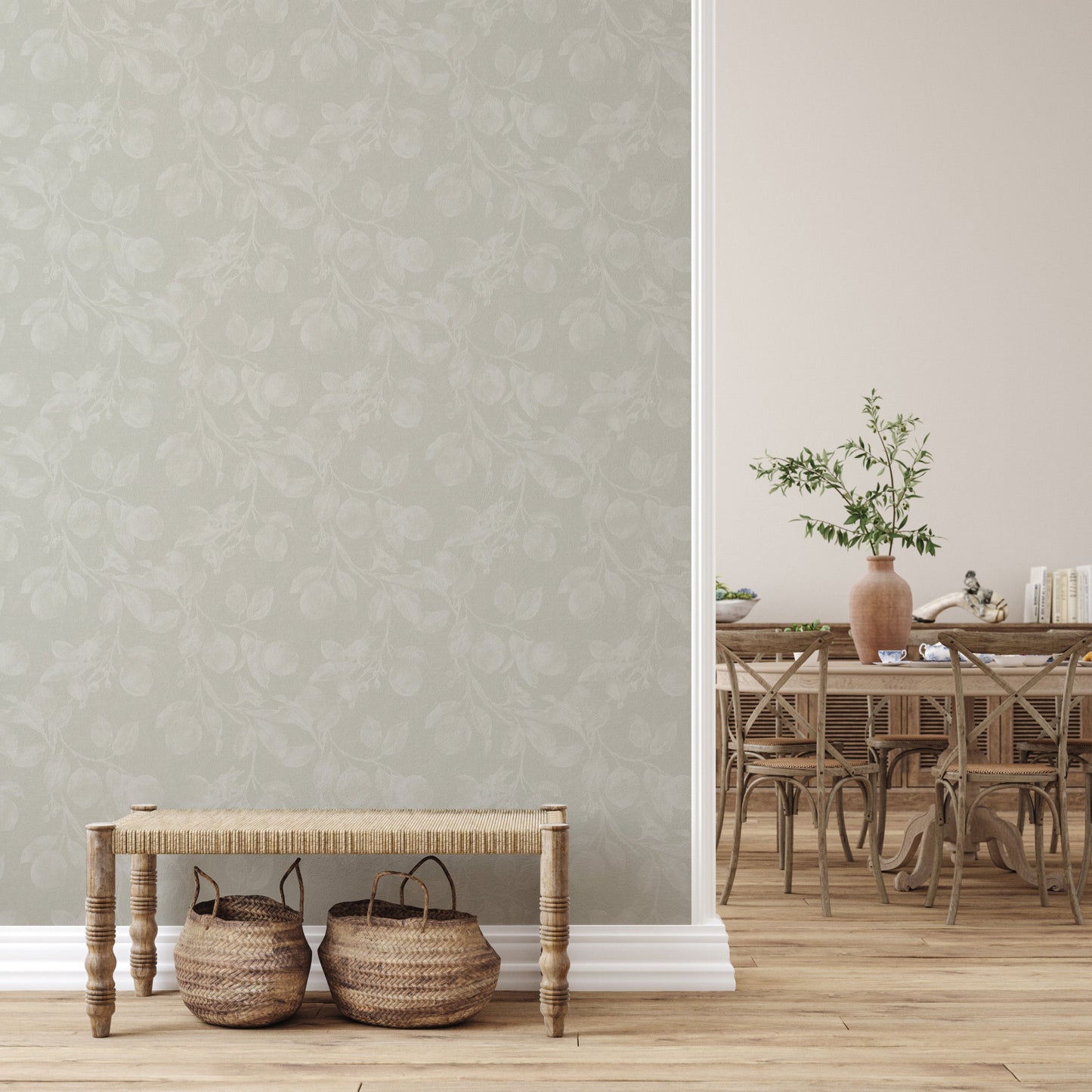 Monica's Orchard Wallpaper by Safari Natalia x Taddy Mikelaites
