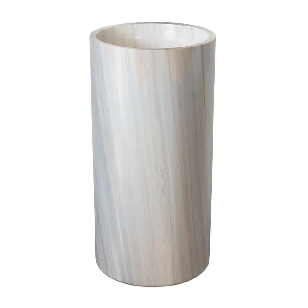 Silver Sky Honed Marble Sink