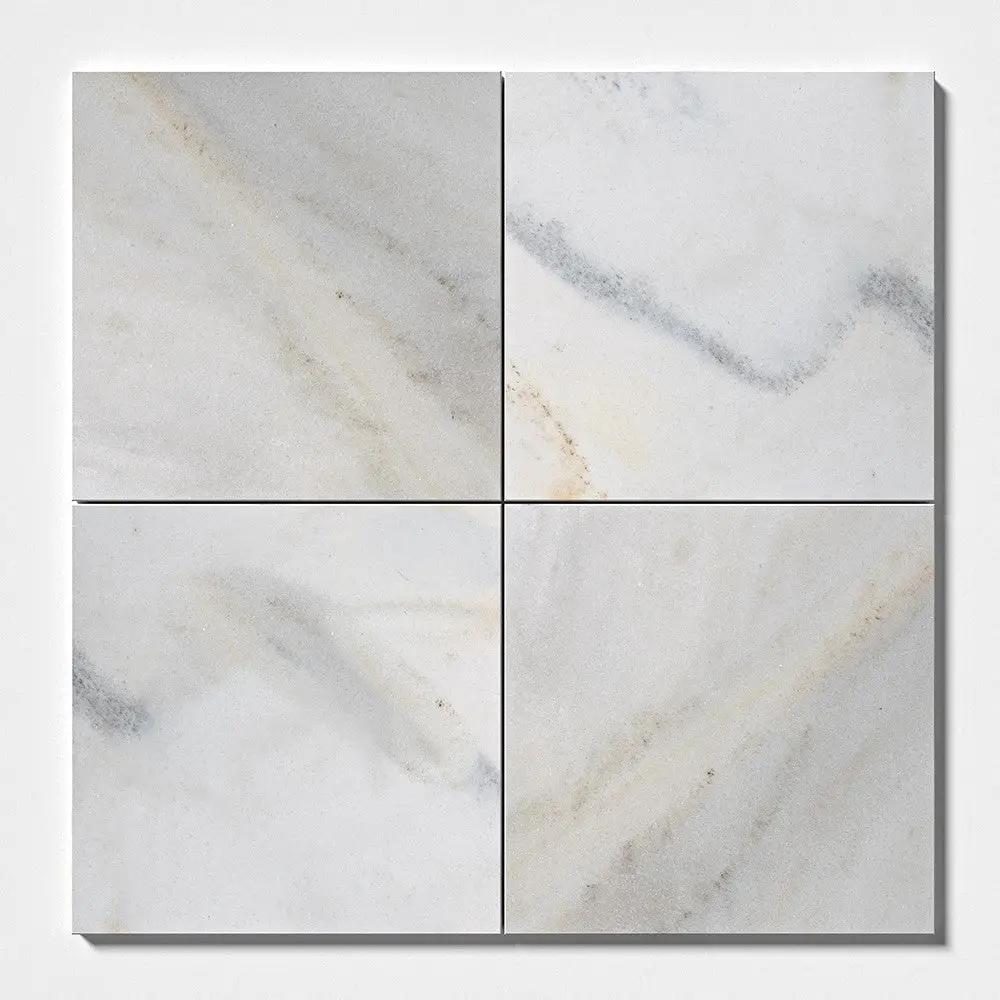 Silver Sky Polished Marble Tiles 12x12