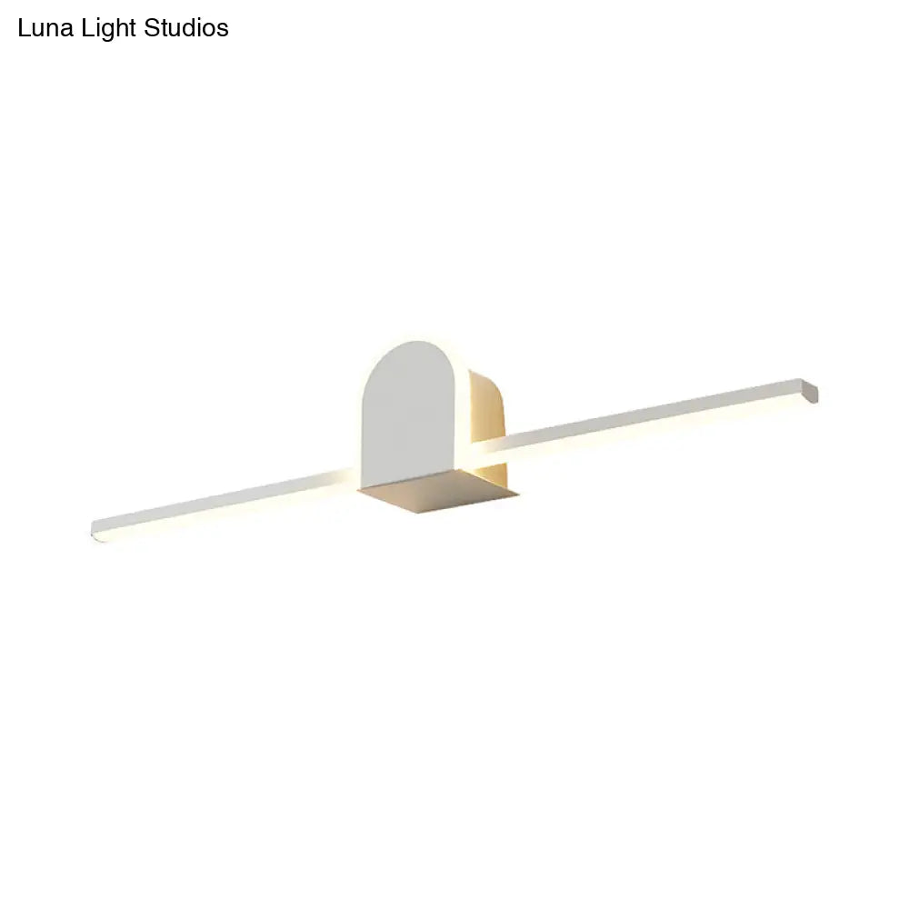 DecorBites™ Sleek 16"/23.5" LED Wall Lamp - Modern Slim Rod Bath Vanity Lighting with Acrylic Shade