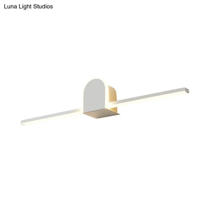 DecorBites™ Sleek 16"/23.5" LED Wall Lamp - Modern Slim Rod Bath Vanity Lighting with Acrylic Shade