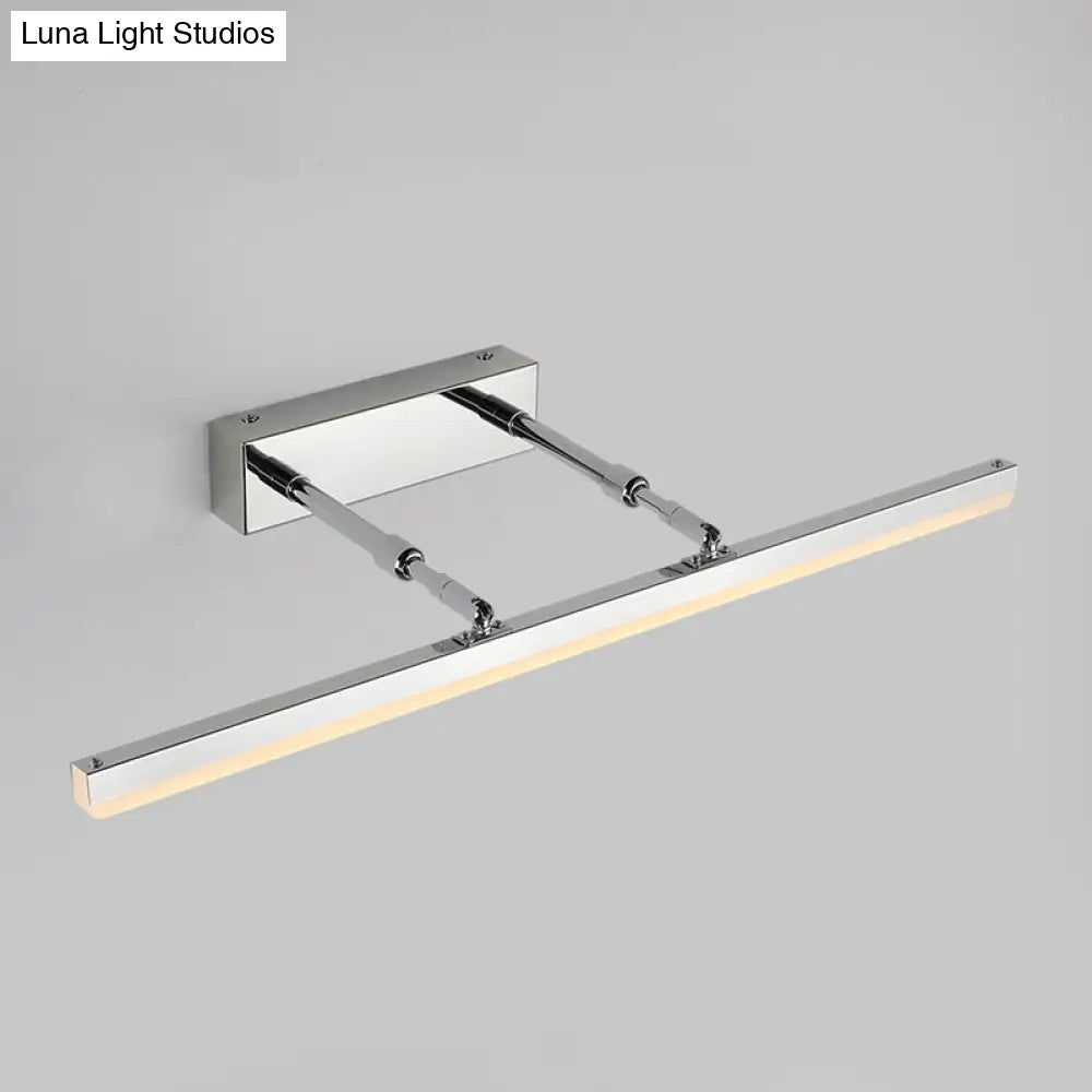 DecorBites™ Sleek Acrylic Bedroom Vanity Light Fixture with Pivoting Bar LED Wall Mount