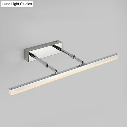 DecorBites™ Sleek Acrylic Bedroom Vanity Light Fixture with Pivoting Bar LED Wall Mount