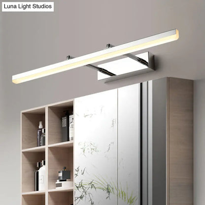 DecorBites™ Sleek Acrylic Bedroom Vanity Light Fixture with Pivoting Bar LED Wall Mount