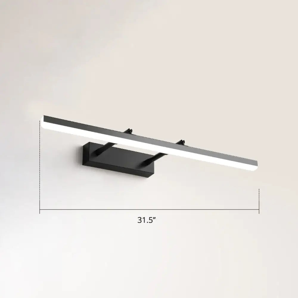 DecorBites™ Sleek Acrylic Bedroom Vanity Light Fixture with Pivoting Bar LED Wall Mount