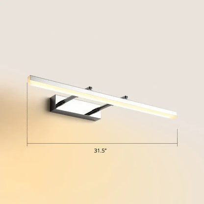 DecorBites™ Sleek Acrylic Bedroom Vanity Light Fixture with Pivoting Bar LED Wall Mount