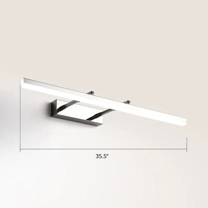 DecorBites™ Sleek Acrylic Bedroom Vanity Light Fixture with Pivoting Bar LED Wall Mount