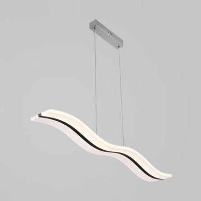 DecorBites™ Sleek Acrylic LED Pendant Light Fixture - Island Lighting for Chic Dining Ambiance