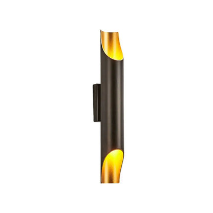 DecorBites™ Sleek Aluminum Wall Light Sconce for Beveled Tube Wall Mount - Ideal for Living Rooms