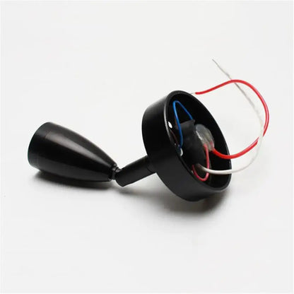 Sleek black adjustable led reading lamp for rv and bedroom interior
