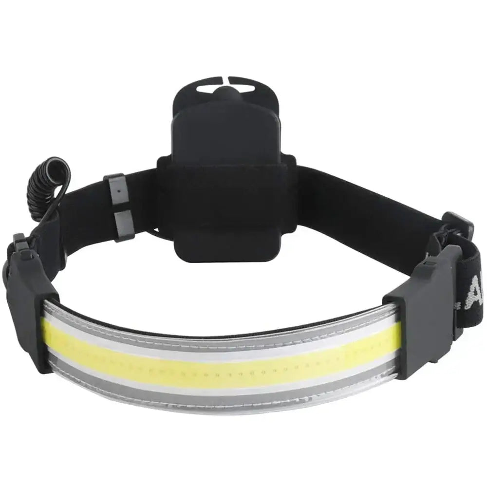 Sleek black & gray cob led sensor headlamp garage work light