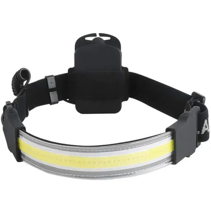 Sleek black & gray cob led sensor headlamp garage work light