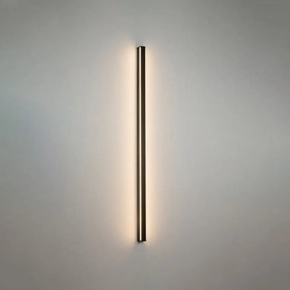 DecorBites™ Sleek Black LED Wall Sconce for Hallways - Linear Flush Mount Design