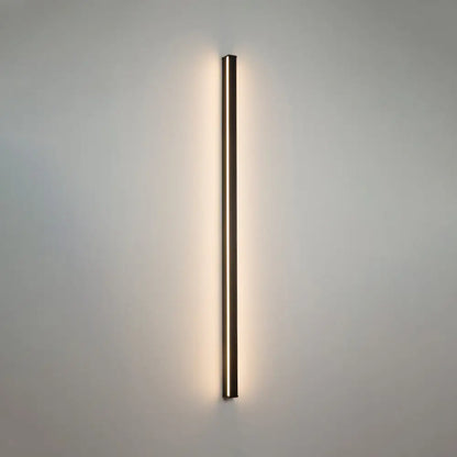 DecorBites™ Sleek Black LED Wall Sconce for Hallways - Linear Flush Mount Design