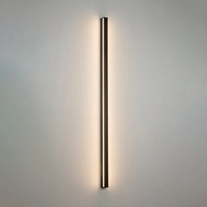 DecorBites™ Sleek Black LED Wall Sconce for Hallways - Linear Flush Mount Design
