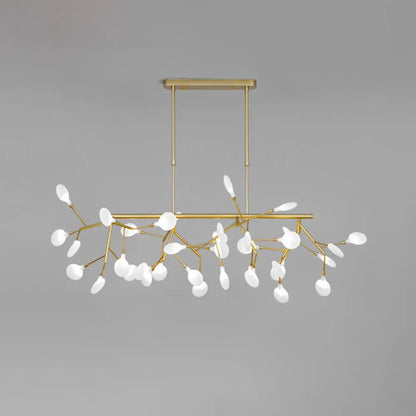 DecorBites™ Sleek Firefly LED Dining Room Pendant Light with Opal Glass - Minimalist Island Chandelier