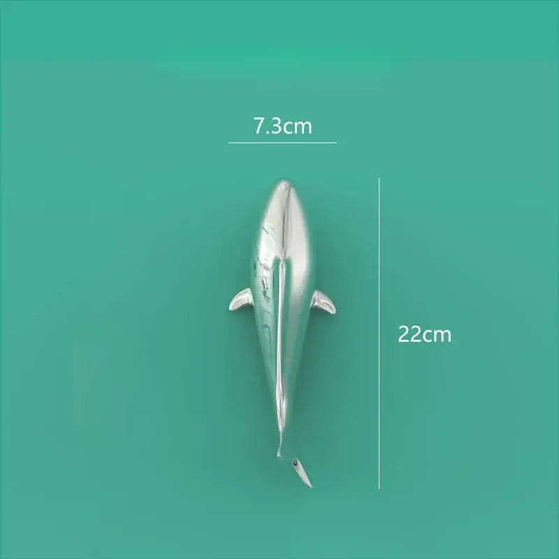 Sleek goldfish resin wall hanging living room gold decor