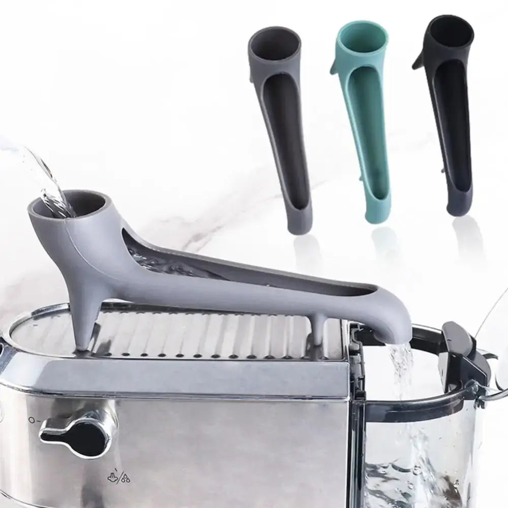 Sleek gray silicone water tank deflector kitchen coffee water guide