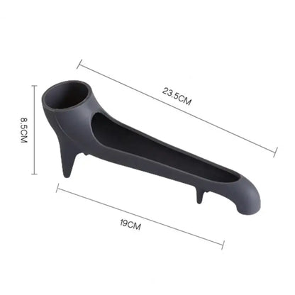 Sleek gray silicone water tank deflector kitchen coffee water guide