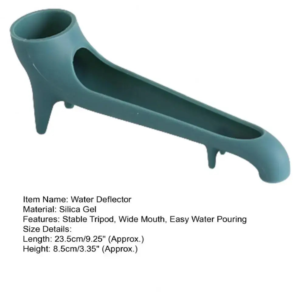 Sleek gray silicone water tank deflector kitchen coffee water guide