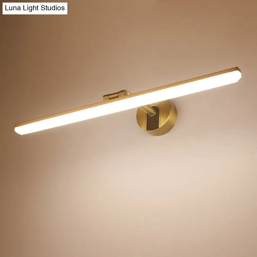 DecorBites™ Sleek LED Vanity Wall Light in Black/Gold for Modern Bathrooms