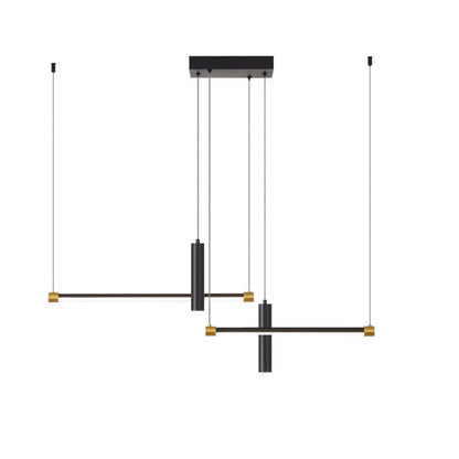 Sleek Linear Pendant Light with Adjustable Height for Kitchen Island