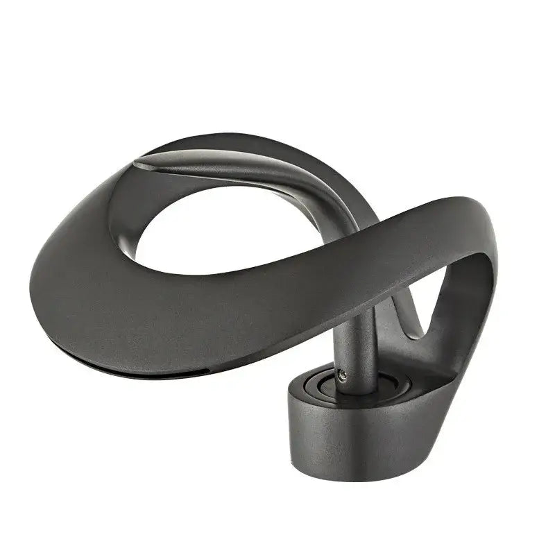 Sleek matte black brass waterfall basin faucet for bathroom