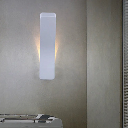 DecorBites™ Sleek Metallic Bend Wall Mounted LED Wall Lamp for Corridor with Warm/White Lighting