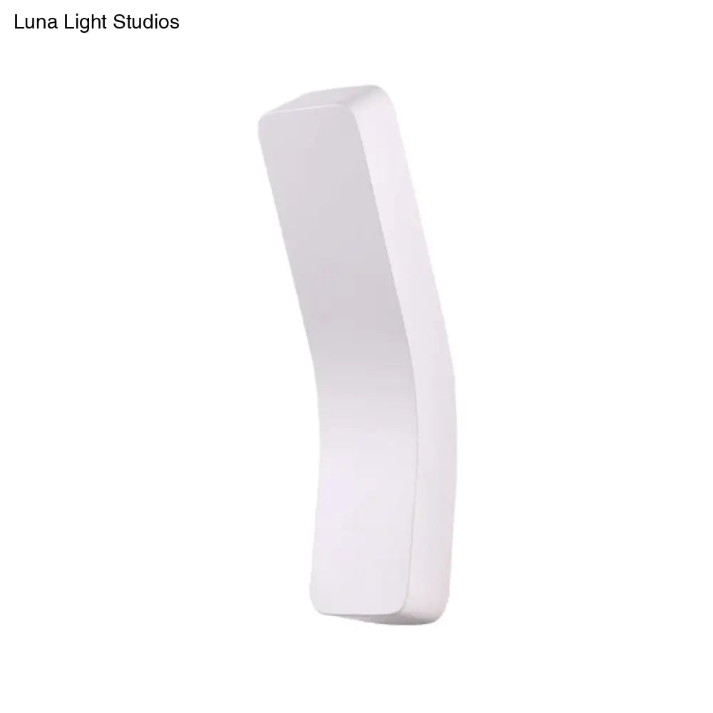 DecorBites™ Sleek Metallic Bend Wall Mounted LED Wall Lamp for Corridor with Warm/White Lighting