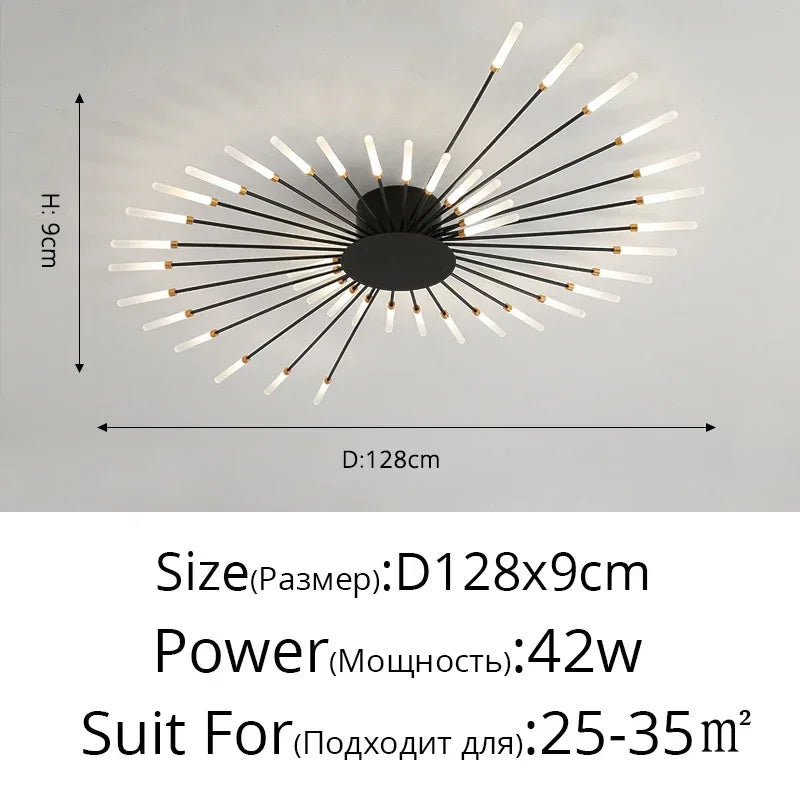 DecorBites™ Sleek Nordic LED Chandelier for Modern Home