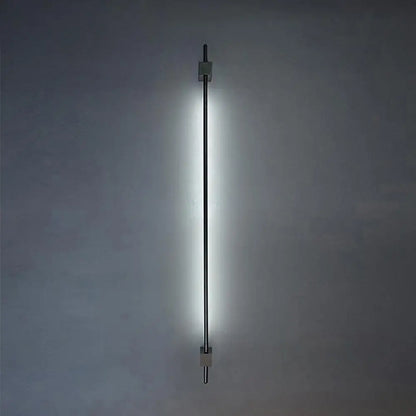 DecorBites™ Sleek Pole Shaped LED Wall Light for Living Room - Minimalist Metallic Wall Mounted Lighting