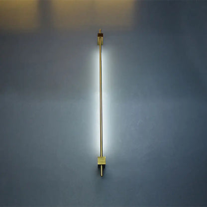 DecorBites™ Sleek Pole Shaped LED Wall Light for Living Room - Minimalist Metallic Wall Mounted Lighting