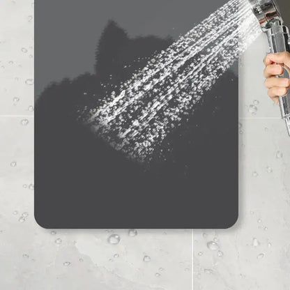 Sleek sage green diatom ooze bath rug for bathroom non-slip mat