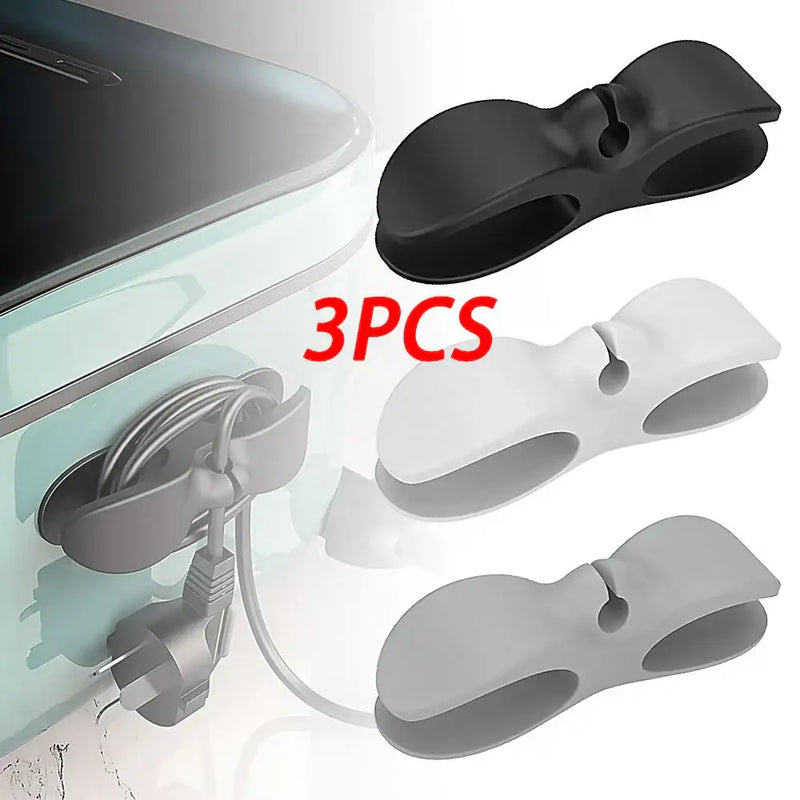 Sleek silicone cord winder 3 pack – kitchen cable organizer