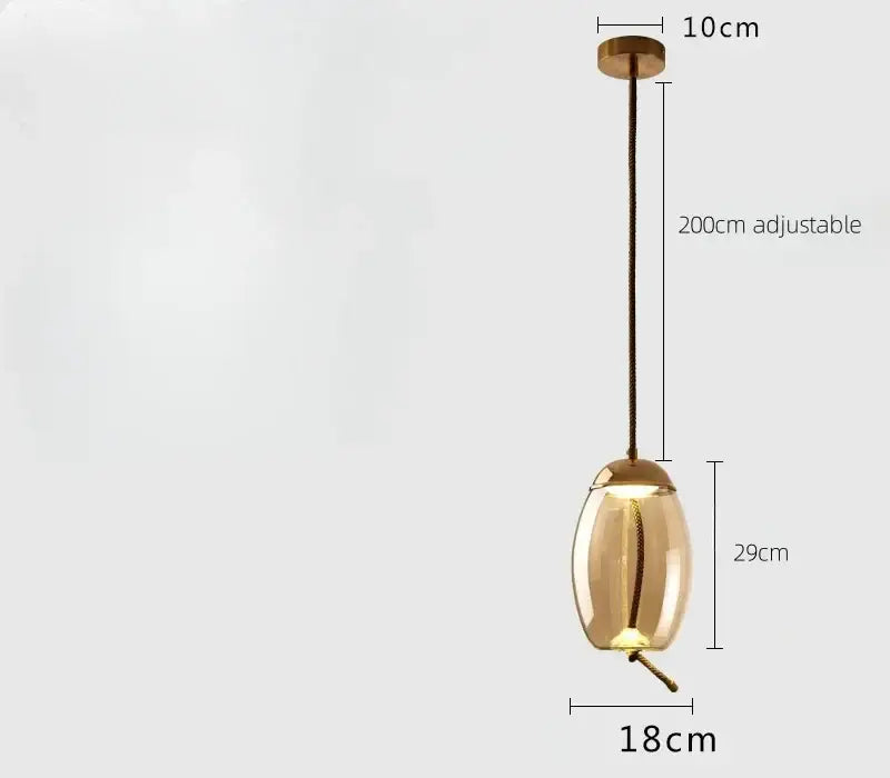 Sleek smoked glass led chandelier living room pendant light