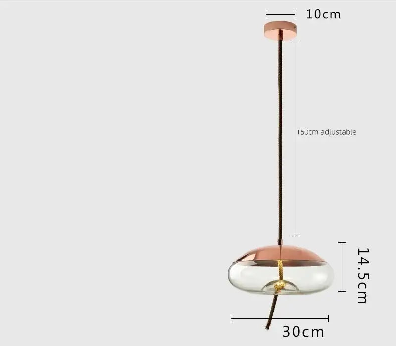 Sleek smoked glass led chandelier living room pendant light