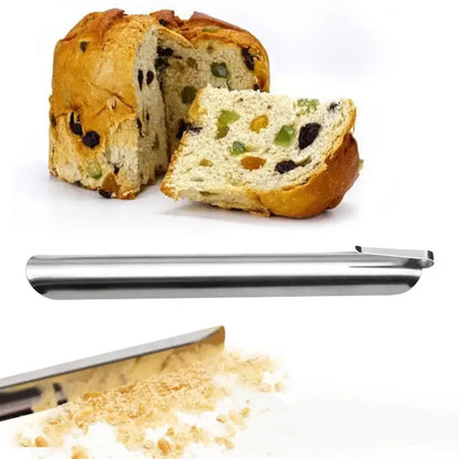 Sleek stainless steel crumb cleaner cake tool dining room scraper