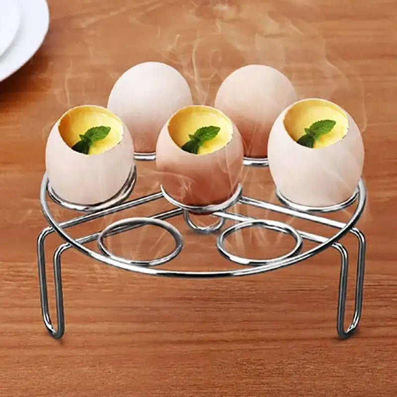 Sleek stainless steel egg topper set kitchen cutter and scissors