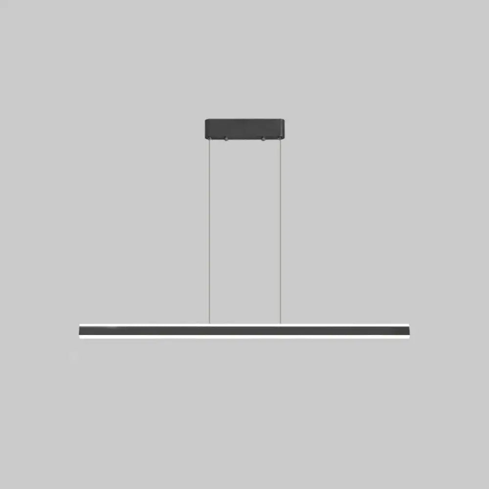 DecorBites™ Sleek Triangle Island Light: Aluminum LED Hanging Lamp for Restaurants