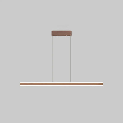 DecorBites™ Sleek Triangle Island Light: Aluminum LED Hanging Lamp for Restaurants