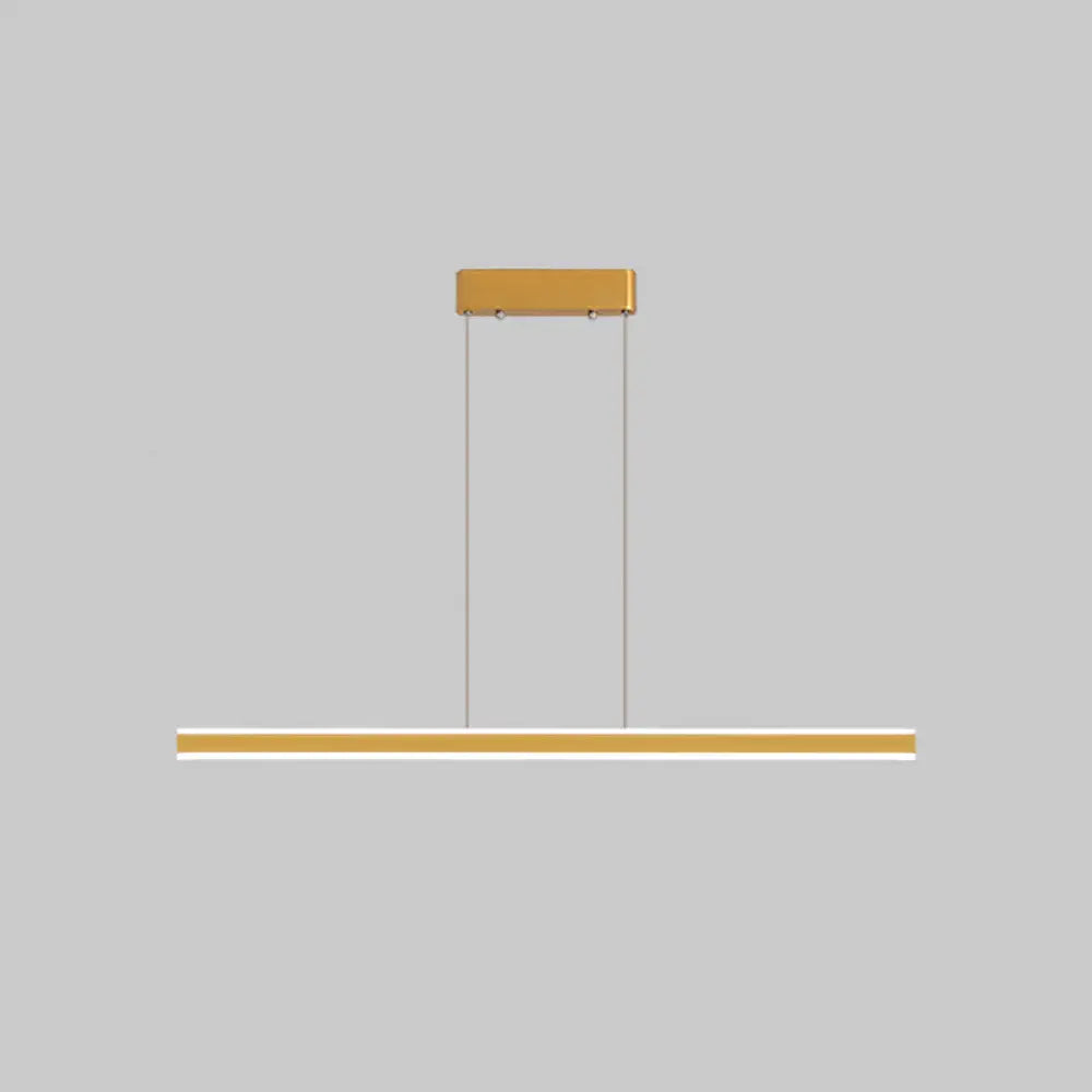 DecorBites™ Sleek Triangle Island Light: Aluminum LED Hanging Lamp for Restaurants