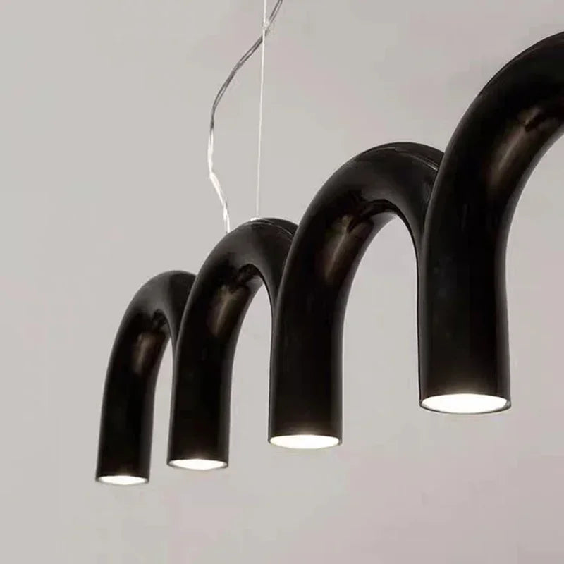 DecorBites™ Sleek U-Shaped Chandelier for Bedroom and Kitchen