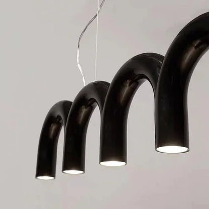 DecorBites™ Sleek U-Shaped Chandelier for Bedroom and Kitchen