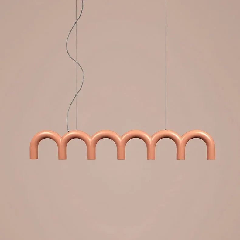 DecorBites™ Sleek U-Shaped Chandelier for Bedroom and Kitchen
