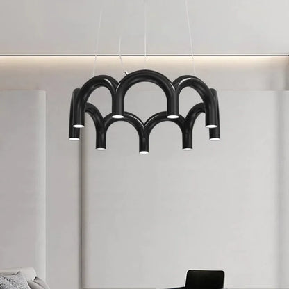 DecorBites™ Sleek U-Shaped Chandelier for Bedroom and Kitchen